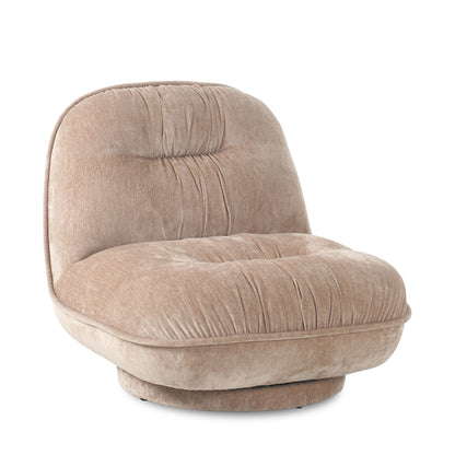 Sitial Giratorio Bold Terciopelo Taupe