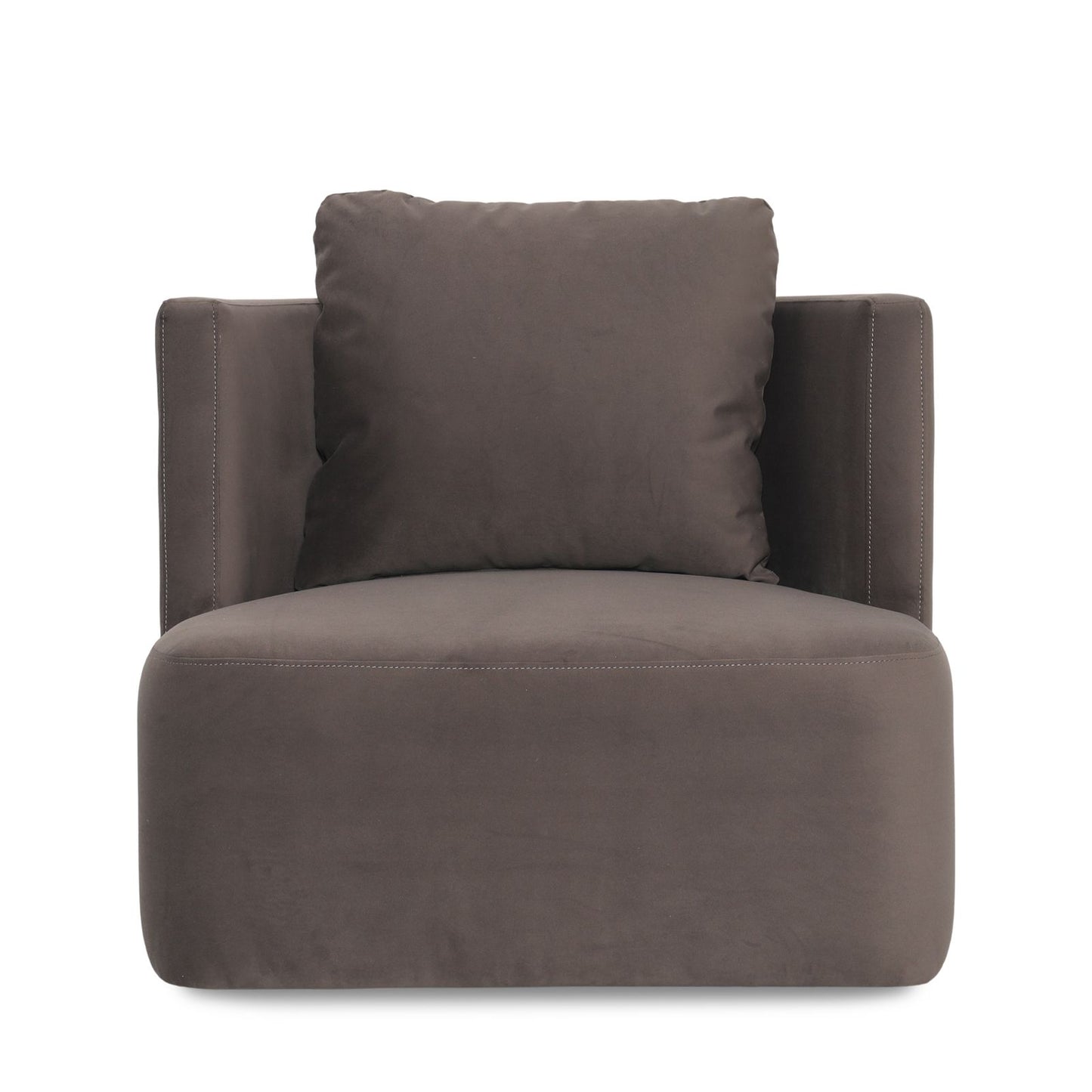 Sitial Giratorio Massimo Velvet Chocolate