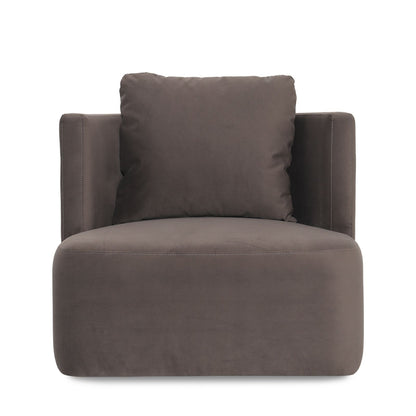 Sitial Giratorio Massimo Velvet Chocolate