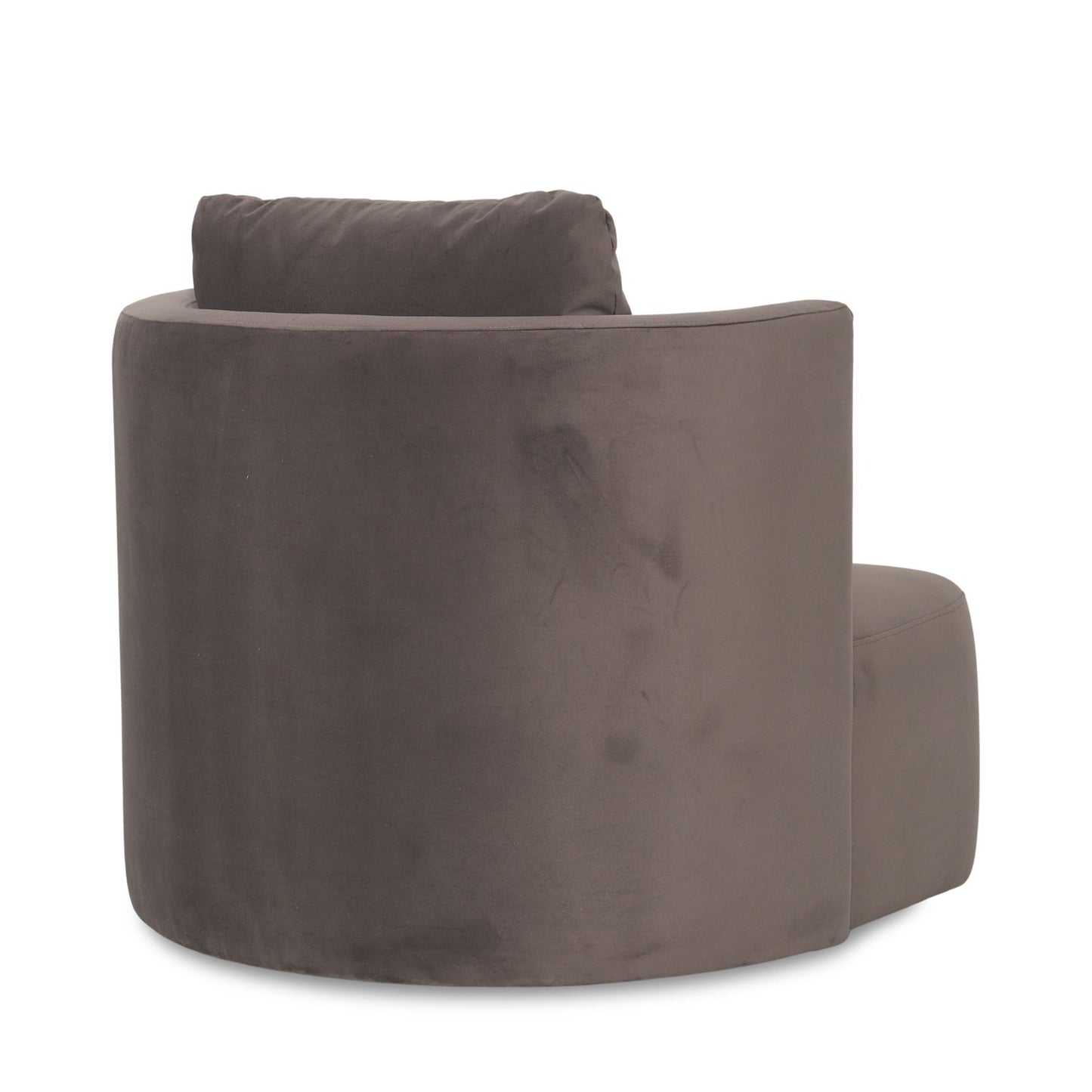 Sitial Giratorio Massimo Velvet Chocolate