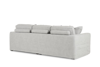 SOFA BOSTON LINO GRIS CLARO - Time of Interiors 