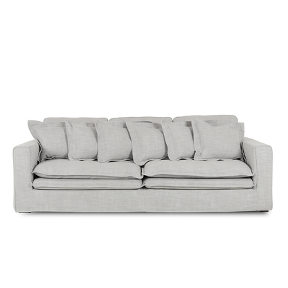 SOFA BOSTON LINO GRIS CLARO - Time of Interiors 