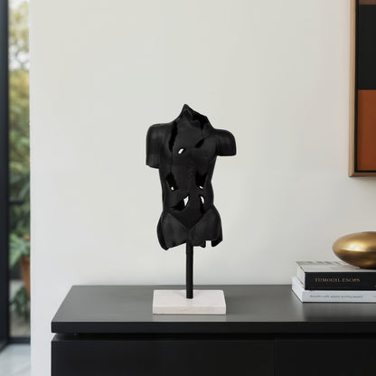 Busto Crackeado Negro