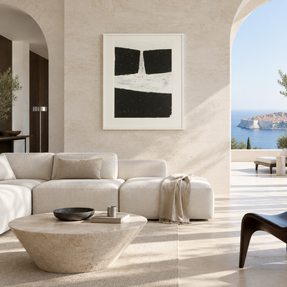 Cuadro Dubrovnik en un ambiente mediterráneo moderno
