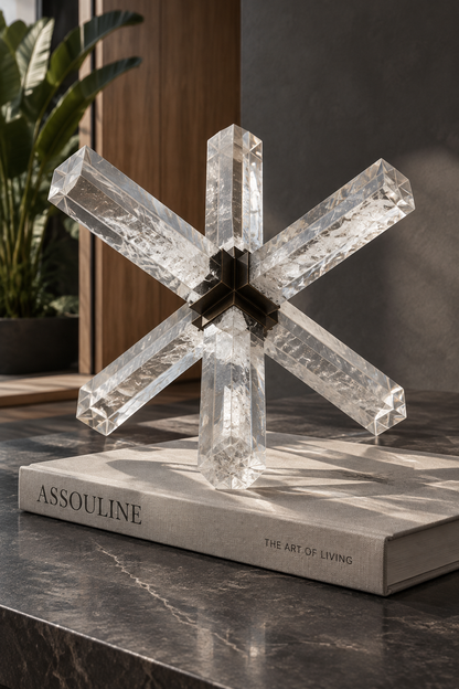 Escultura Corfu sobre libro Assouline