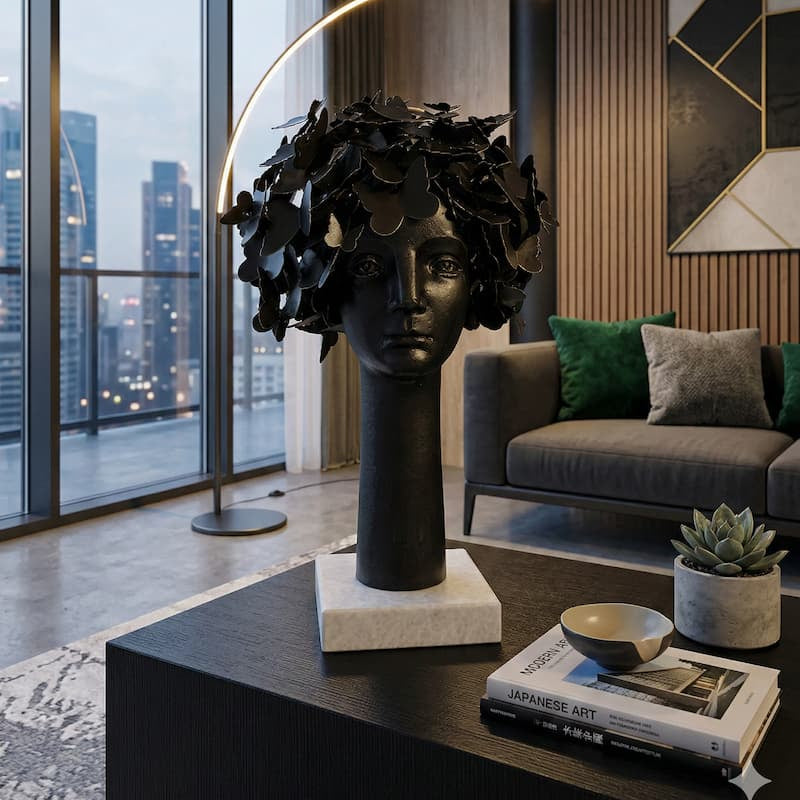 Figura Cabeza de Mariposas