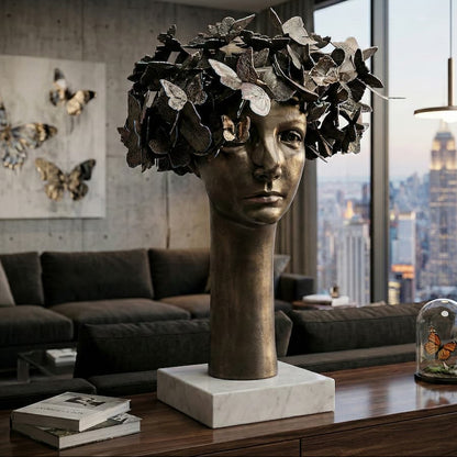 Figura Cabeza de Mariposas