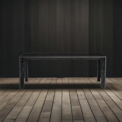 Mesa de Comedor Negra Rectangular Kansas
