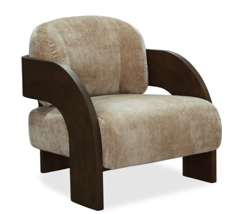 Sitial Lugano Terciopelo Taupe