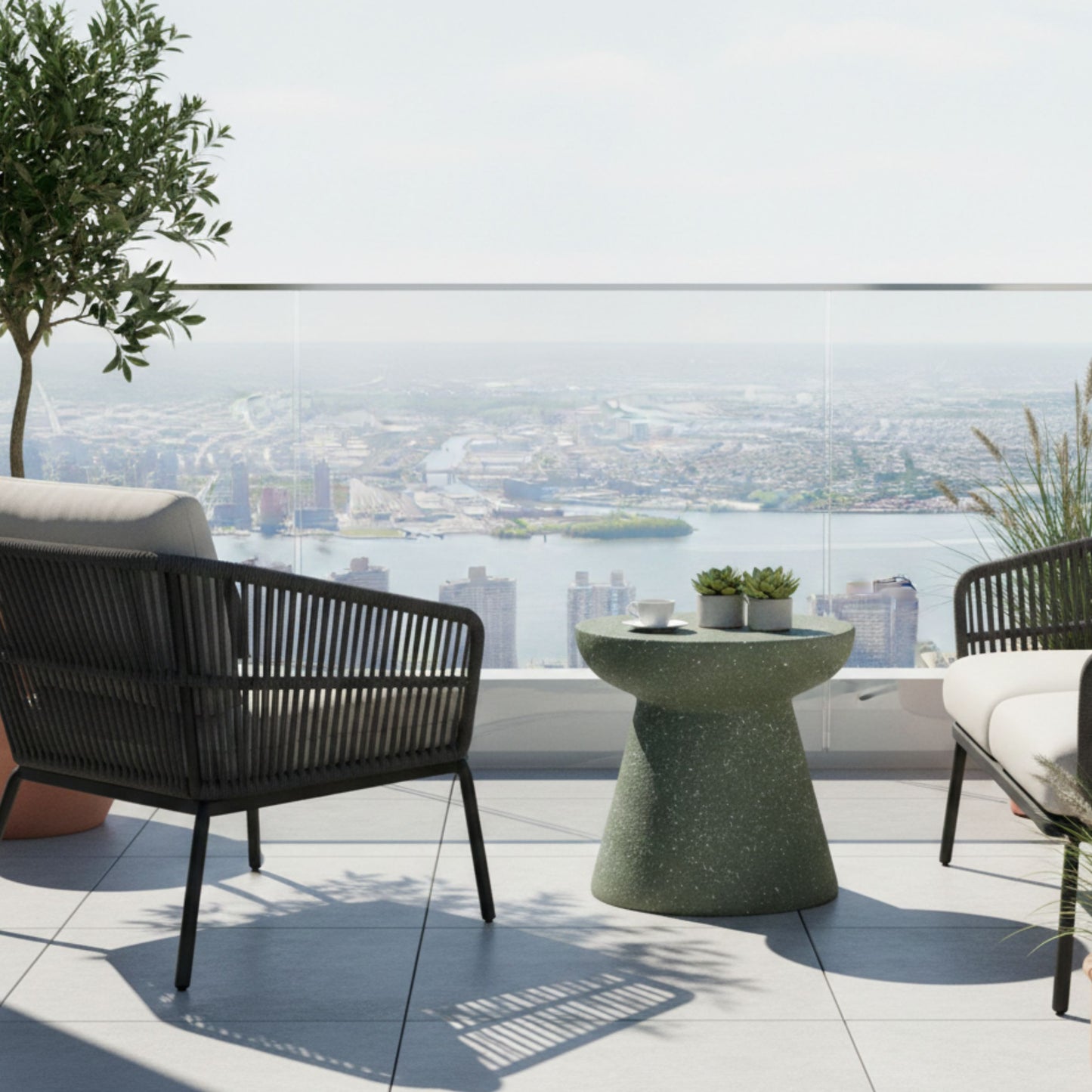 Mesa Lateral Redonda Mallorca