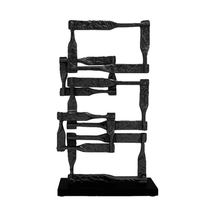 ESCULTURA STACK BLACK 43cm - Time of Interiors 