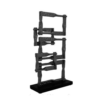 ESCULTURA STACK BLACK 43cm - Time of Interiors 