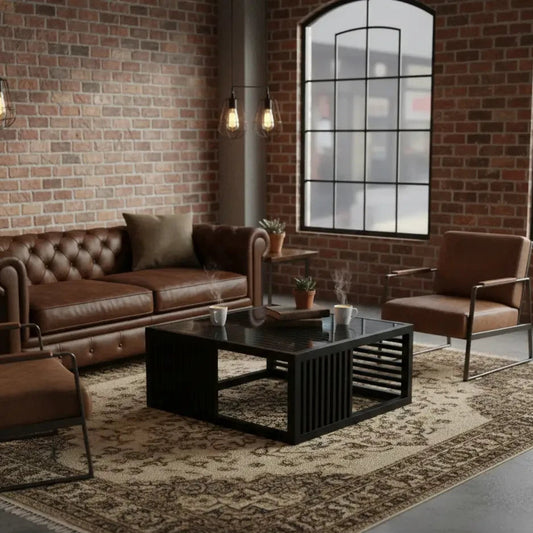 Mesa de Centro Cuadrada Noruega