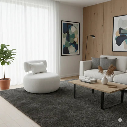 Loungechair Giratorio Dalma y Yambo Color Natural