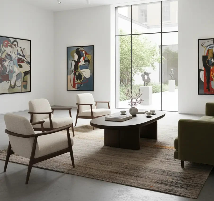 Mesa de Centro Ovalada Catalina