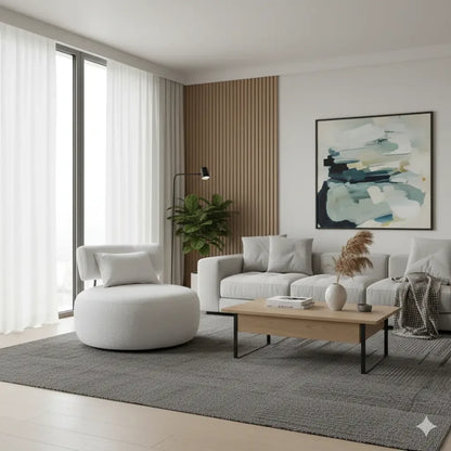 Loungechair Giratorio Dalma y Yambo Color Natural