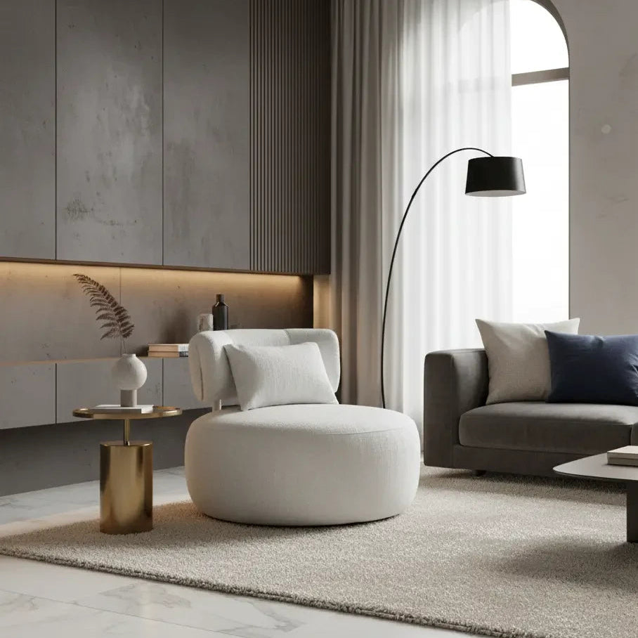 Loungechair Giratorio Dalma y Yambo Color Natural