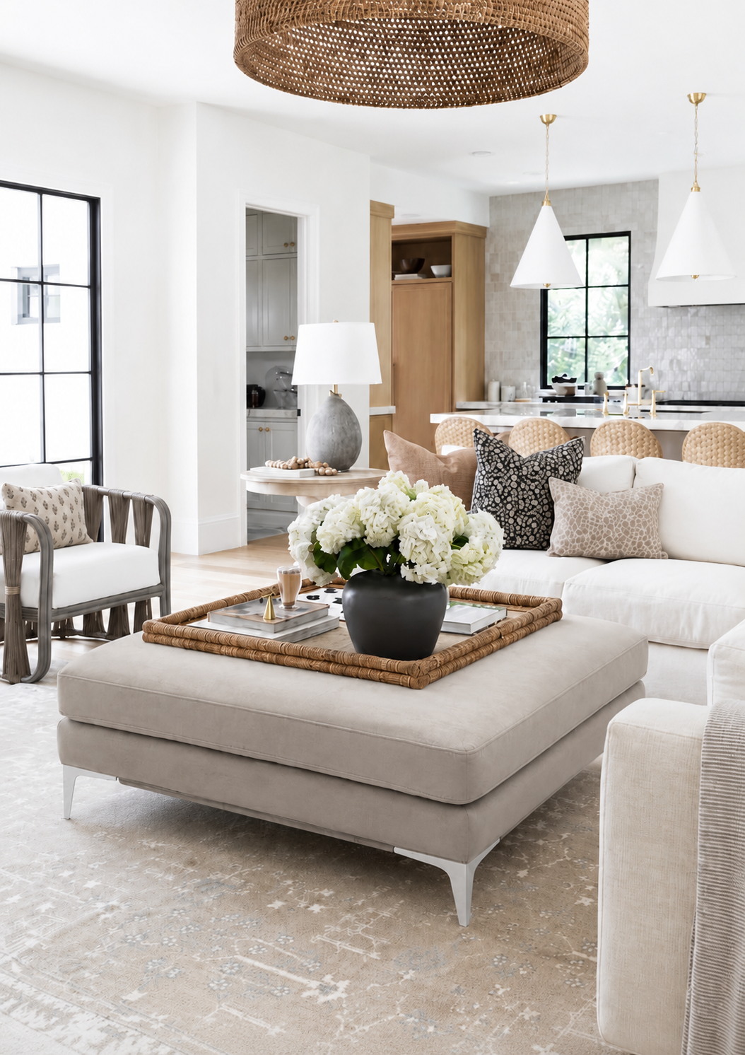 Banqueta Lucia Taupe