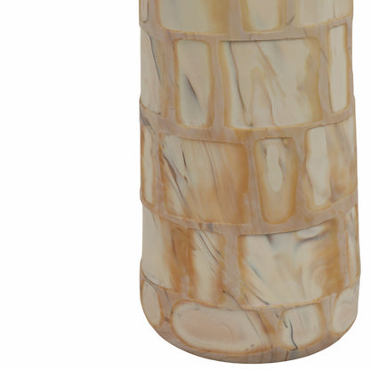 Jarrón Saúl café en vidrio