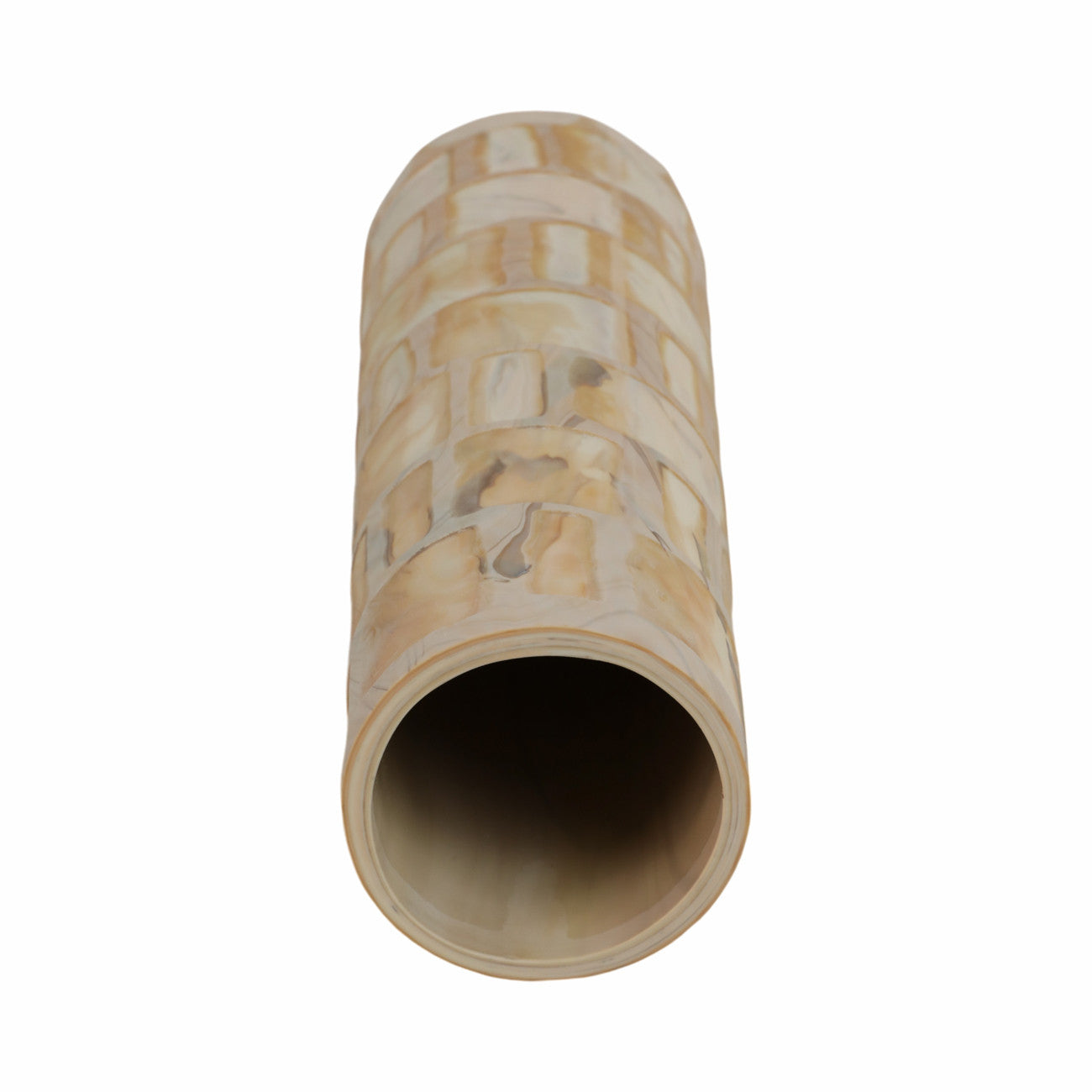 Jarrón Saúl café en vidrio